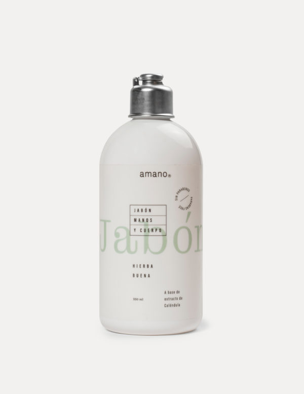 Jabón de manos y cuerpo  Hierba Buena 350ml